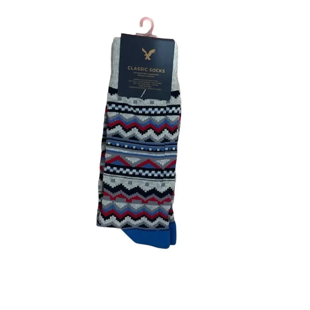 NEW ON WITH TAGS AEROPOSTALE Fair Isle Crew Socks fun pattern Socks Gifts Decors